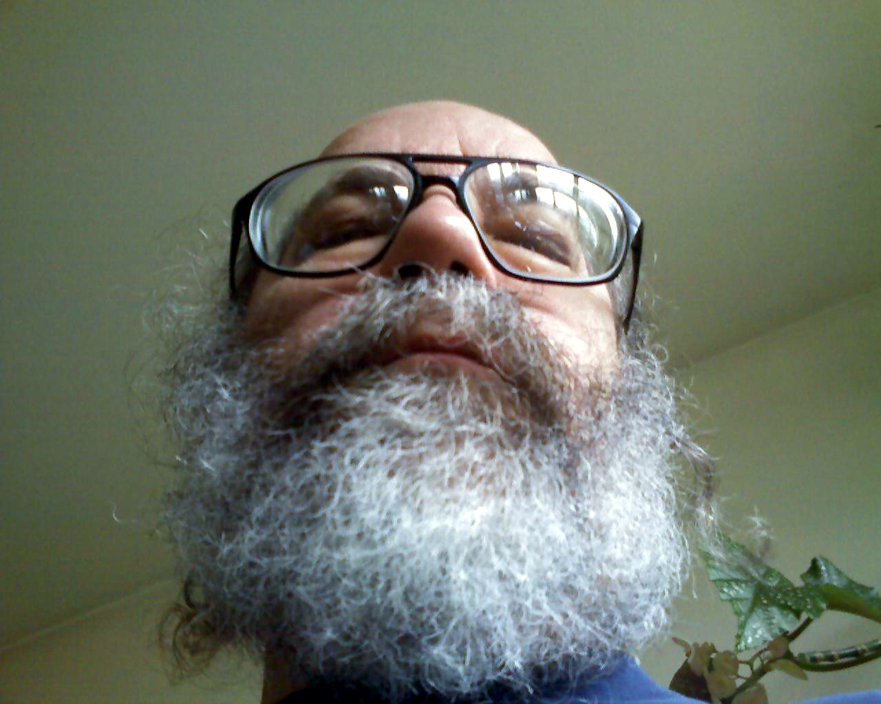 photo of Neil taken by five year old - I moved it down here after people said it was scary!