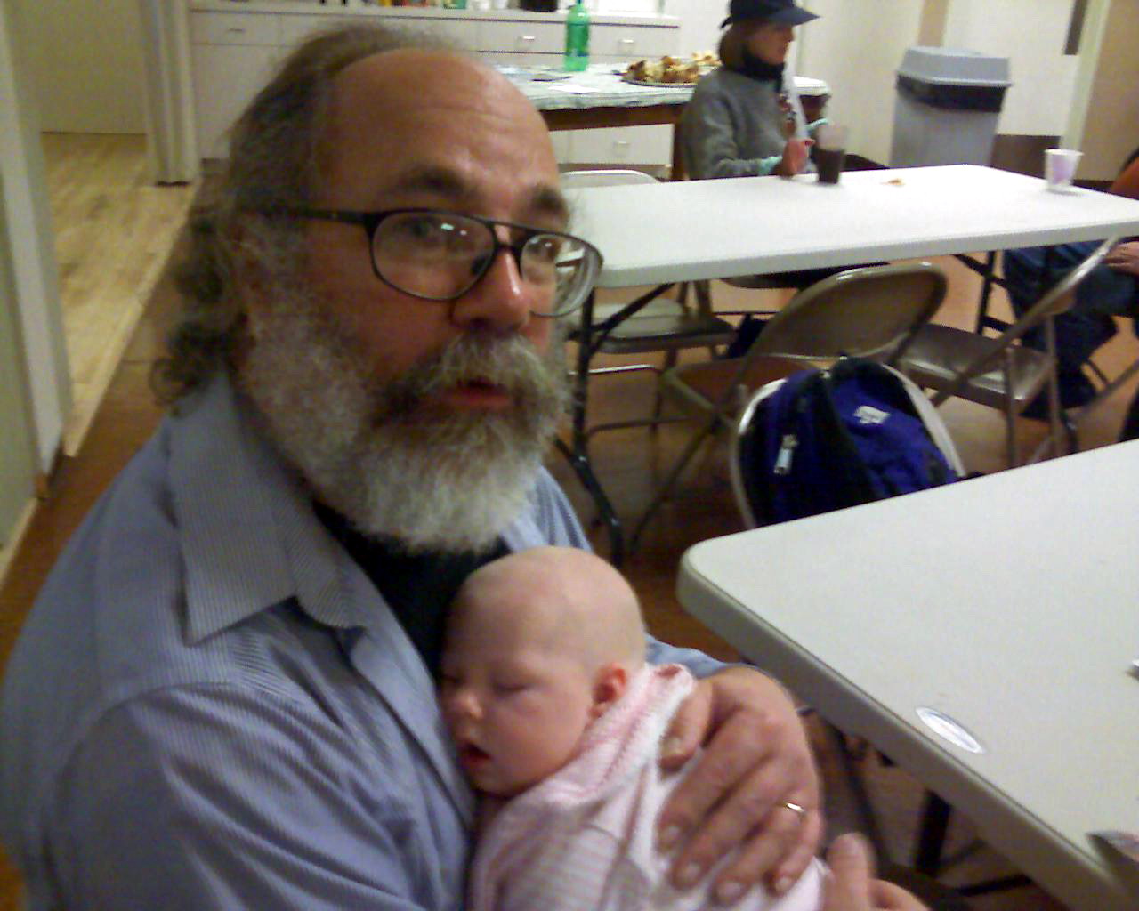 Neil with (baby) Molly