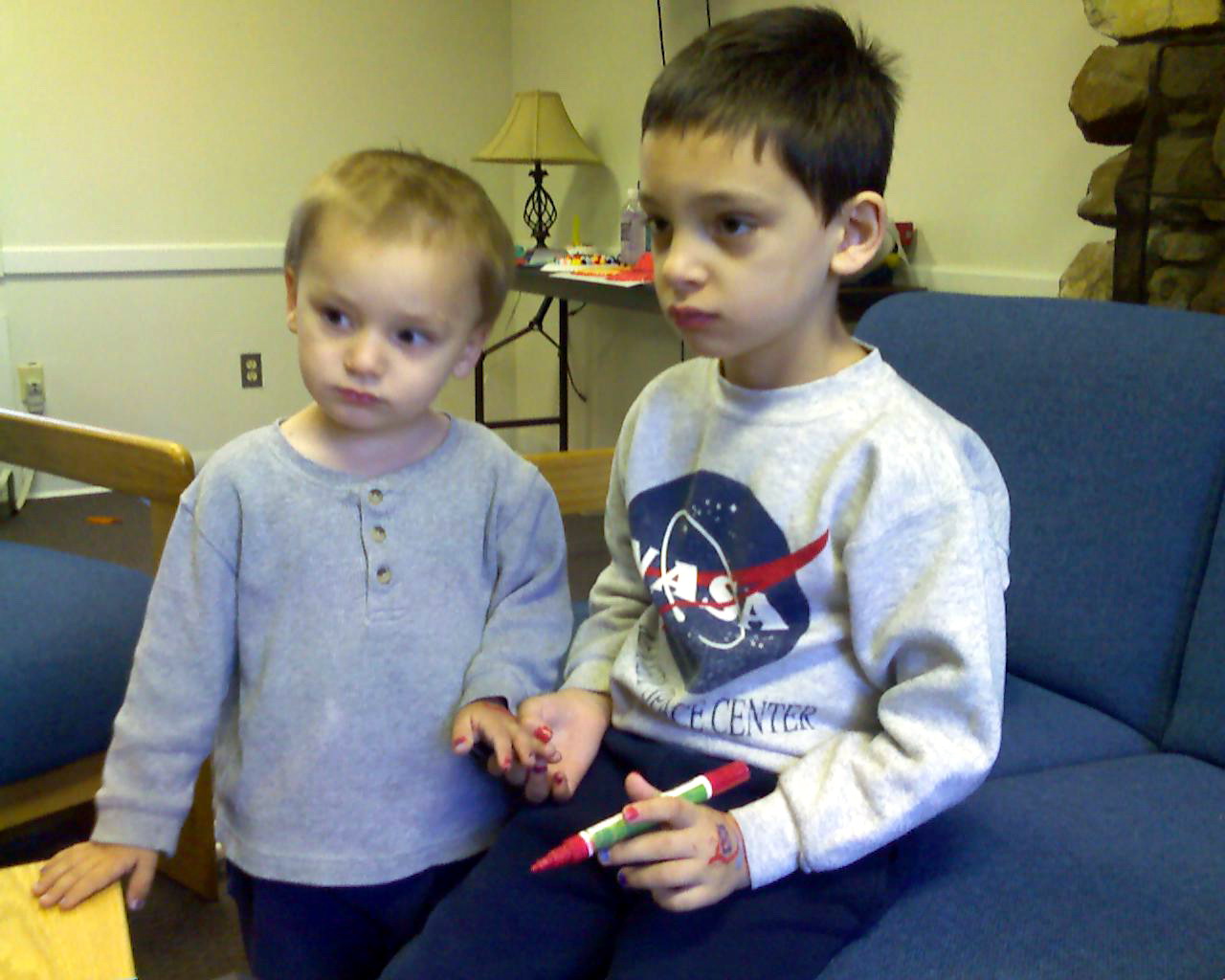 Carl with older brother Eric