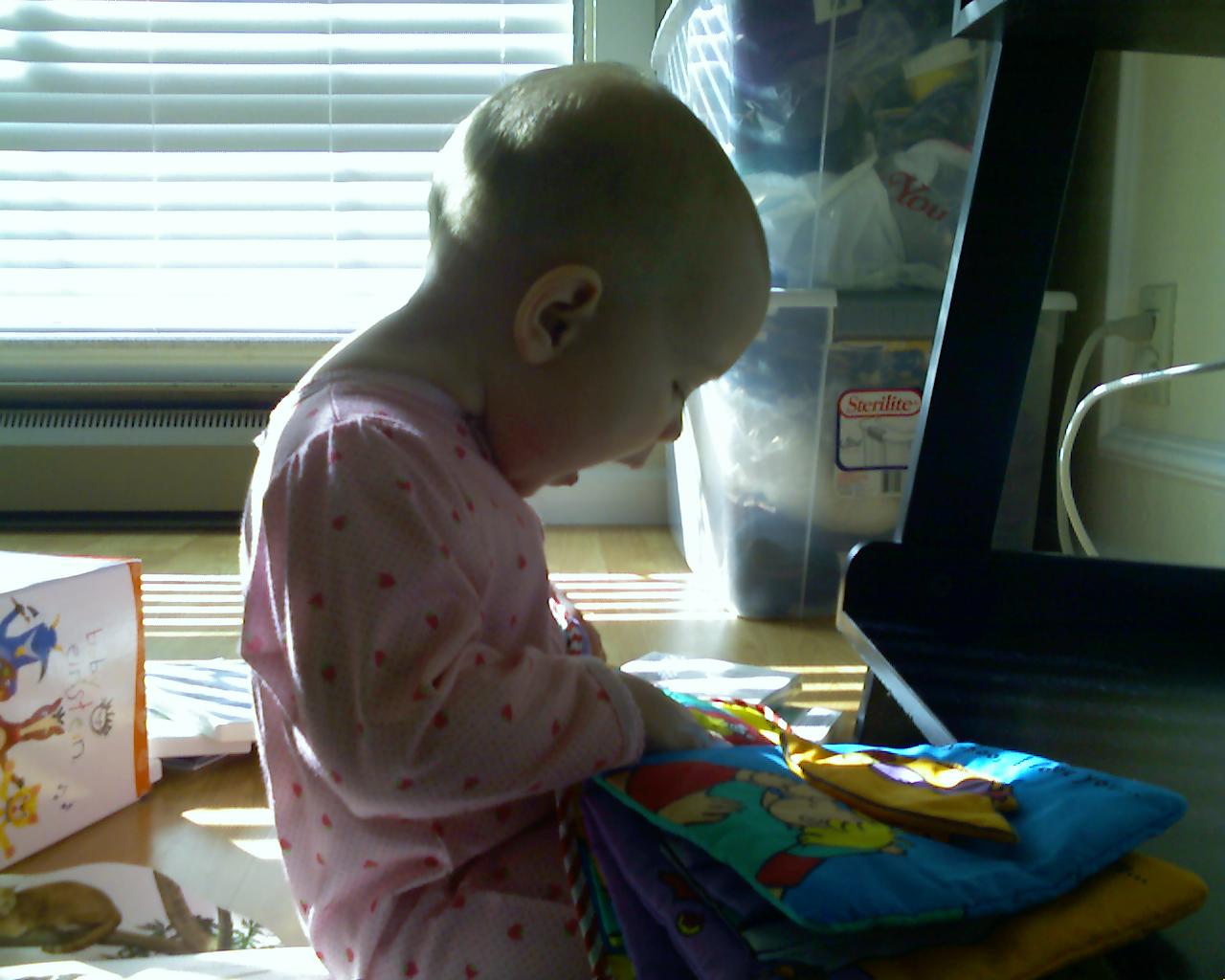 Dani reading